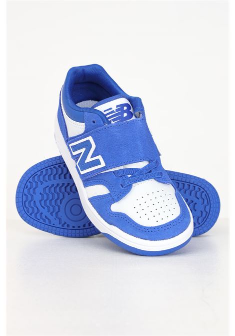 Sneakers 480 blu per bambino e bambina NEW BALANCE | PHB480WH.